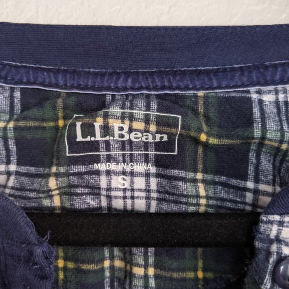 L.L. Bean Navy Night Shirt - Picture 5 of 5
